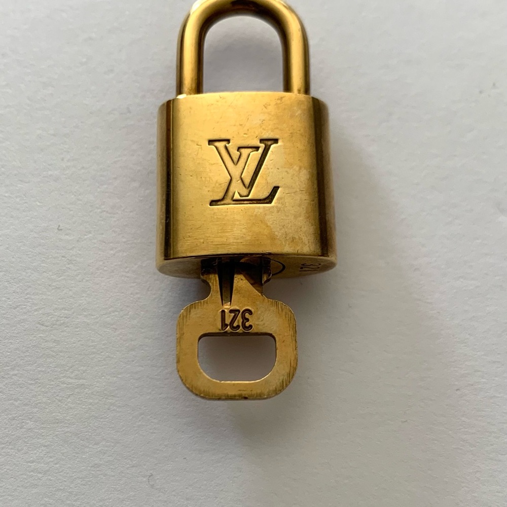 Louis Vuitton Gold Padlock with Key #321 - Picture 4 of 6